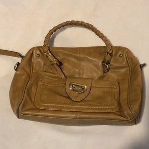 Tan Purse with Crossbody strap